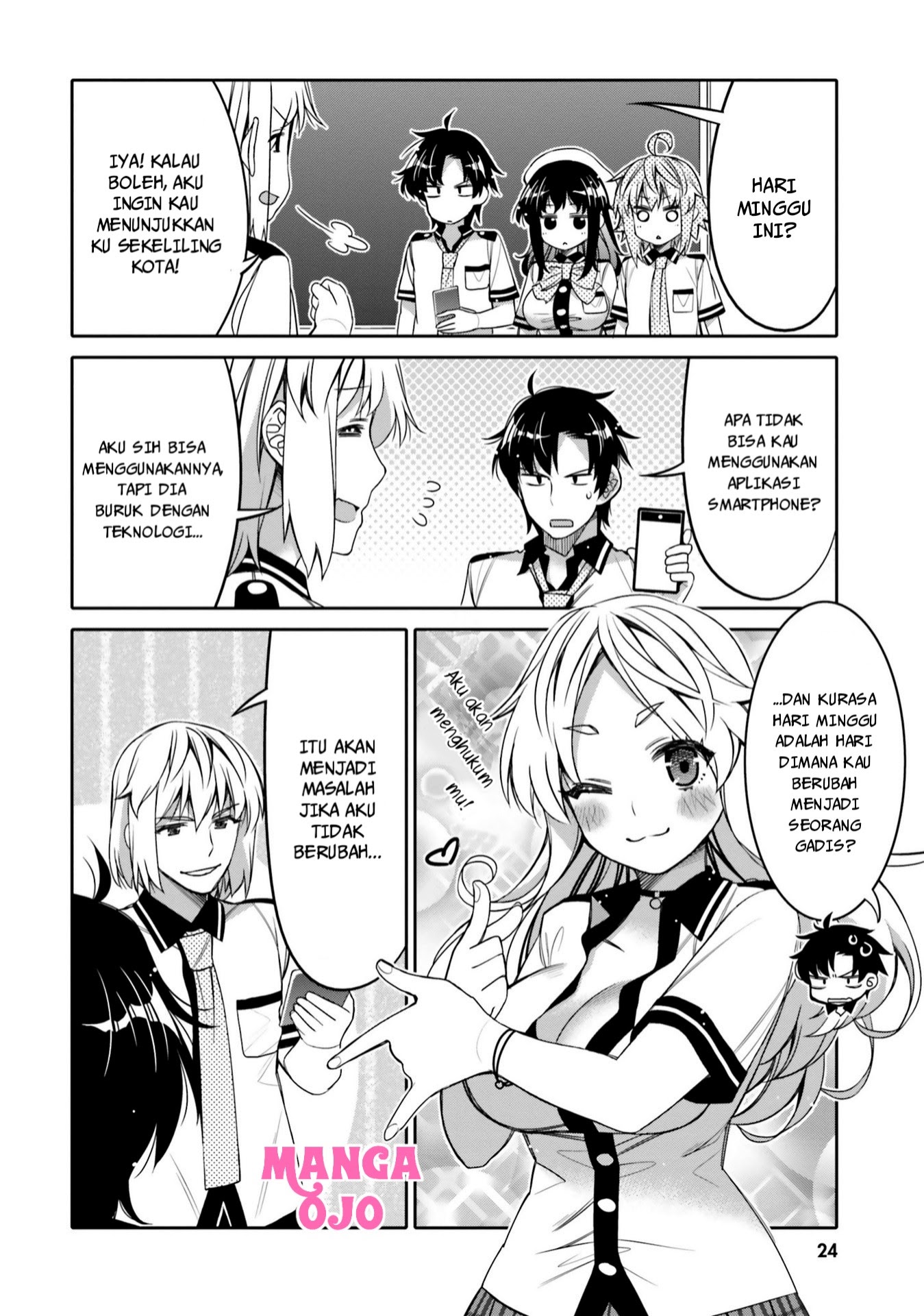 I am Worried that my Childhood Friend is too Cute! Chapter 08 Bahasa Indonesia